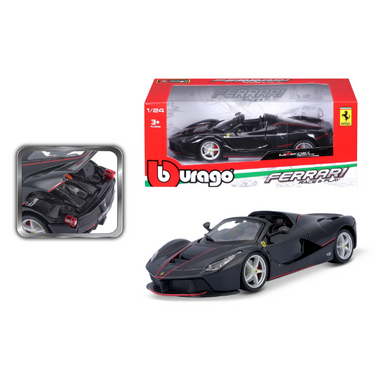 Bburago 1:24 Ferrari LaFerrari Aperta Model - Black